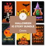 Halloween Instagram Video Stories Templates - Spooktacular Creations Await