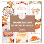 Thanksgiving Instagram Video Stories Templates - Create, Share, Celebrate