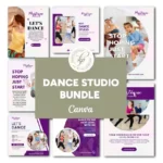 Dance Studio Social Media Templates: Captivate Audiences, Inspire Dancers!