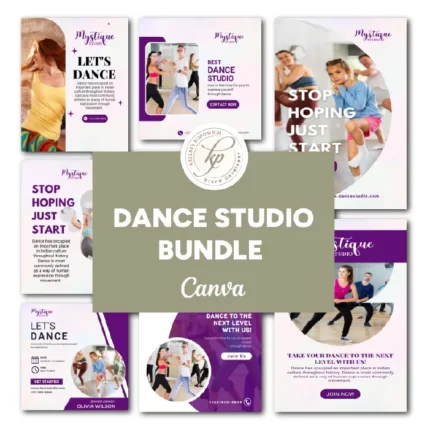 Dance Studio Social Media Templates: Captivate Audiences, Inspire Dancers!