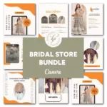 Transform Your Bridal Store's Digital Branding with Canva Templates