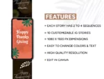 Thanksgiving Instagram Video Stories Templates - Create, Share, Celebrate - Image 2