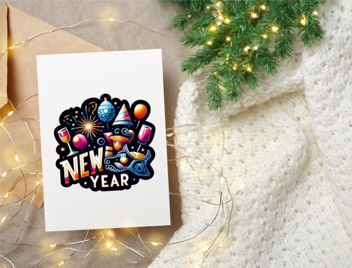 Happy New Year Clipart Mega Bundle - Spark Your Creativity for Celebrations - Image 4
