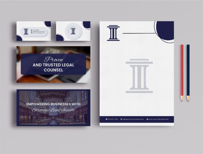 Social Media Marketing Template for Law Firm: Elevate Your Corporate Lawyer Image with our Editable Attorney Marketing Bundle! - Image 5