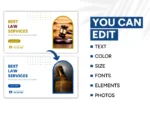 Lawyer Marketing Bundle: Transform Your Digital Presence with the Criminal Lawyer Social Media Marketing Templates, Attorney Instagram Posts - Image 3