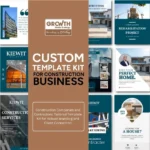 Construction Companies and Contractors: Tailored Template Kit for Robust Branding and Client Connection