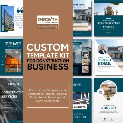 Construction Companies and Contractors: Tailored Template Kit for Robust Branding and Client Connection
