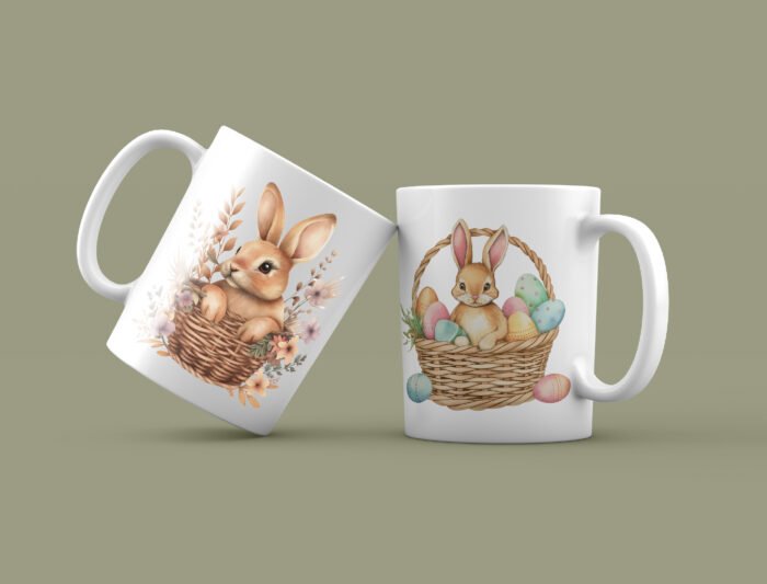 Thumbnail_2 Easter Clipart Bundle: Cute Bunnies, Eggs, Illustrations for DIY Crafts & Decor - Image 2