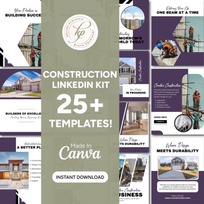Improve Your LinkedIn Presence with Our Construction Business LinkedIn Kit | LinkedIn Profile Optimization - Image 1