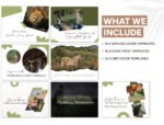 Hunting Outfitters Google Business Profile Template Kit | GBP Customizable Canva Templates - Image 2