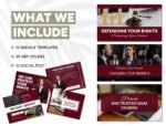 Lawyer Kit for Professional Branding Google Business Profile Template Kit | GBP Customizable Canva Templates | Lawyer GBP Templates - Image 2