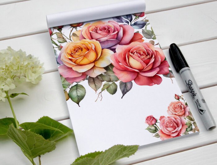 Thumbnail_2 Watercolor Floral Rose Clipart Collection: Charming illustrations are ideal for cards, social media posts, DIY crafts, and more. - Image 2