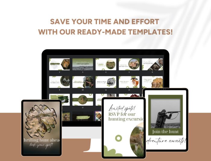 Hunting Outfitters Google Business Profile Template Kit | GBP Customizable Canva Templates - Image 4