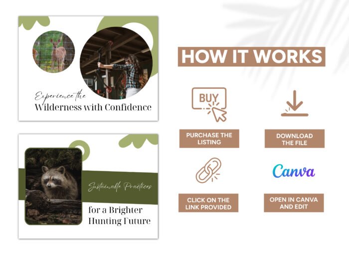 Hunting Outfitters Google Business Profile Template Kit | GBP Customizable Canva Templates - Image 5