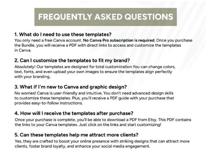 Boutique Kit for Google Business Profile | GBP Customizable Canva Templates - Image 7