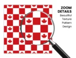 Canada Day Texture Pattern Digital Papers Designs | Red and White Scrapbook Paper - Image 2
