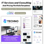 IT Services and Consulting Services and Pricing Template Bundle | IT Consulting Services Pricing Guide | Client Onboarding Template