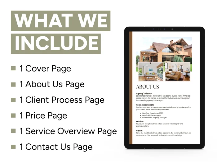 Real Estate Services and Pricing Template Bundle | Canva Editable Real Estate Guide | Digital Real Estate Services Guide - Image 2