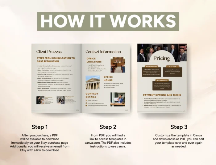Legal Services and Pricing Template Bundle | Virtual Assistant Portfolio, Client Proposal, New Client Welcome Packet - Image 3