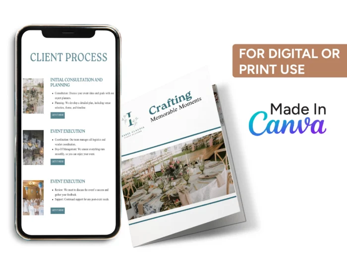Event Planning Services and Pricing Template Bundle | Canva Editable Event Planning Templates | Event Planning Packages Template - Image 5