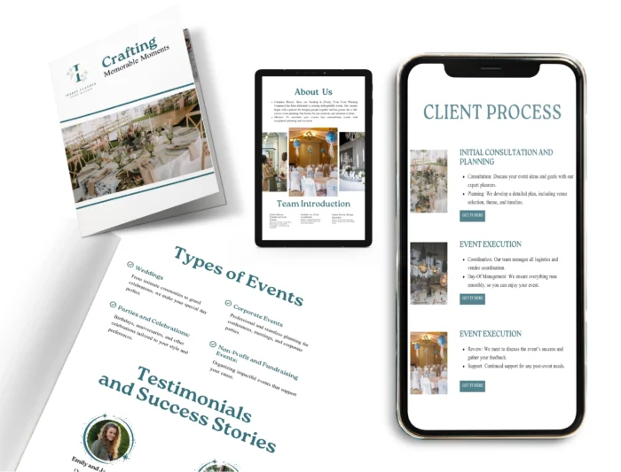 Event Planning Services and Pricing Template Bundle | Canva Editable Event Planning Templates | Event Planning Packages Template - Image 6
