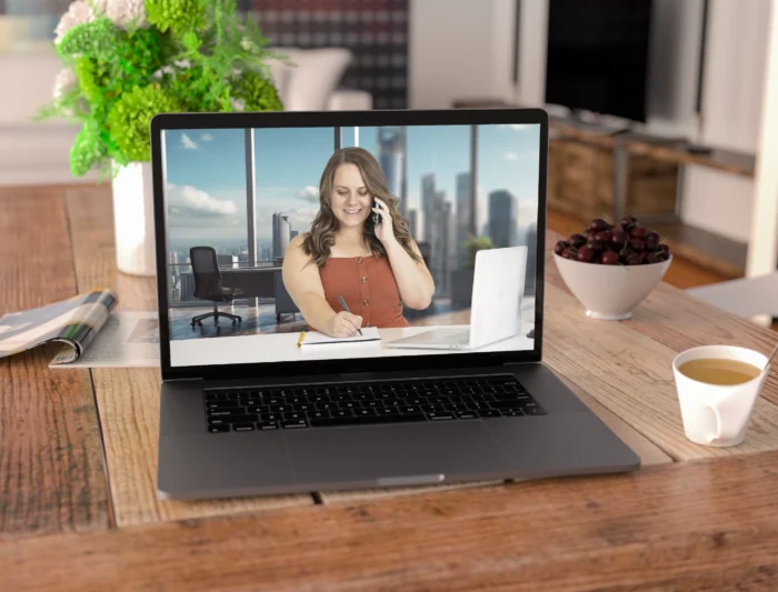 Professional White & Beige Minimalistic Virtual Backgrounds for Video Calls | Online Meeting Background | Virtual Meeting Background - Image 7