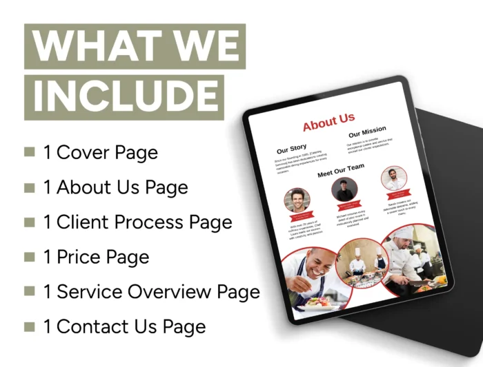 Catering Services and Pricing Template Bundle | Client Process Template for Catering - Image 2