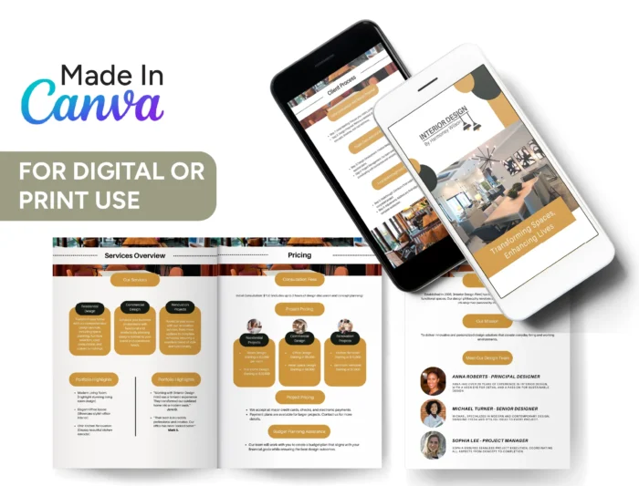 Interior Design Firm Services and Pricing Template Bundle | Interior Design Client Onboarding Template - Image 5