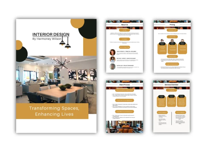Interior Design Firm Services and Pricing Template Bundle | Interior Design Client Onboarding Template - Image 6