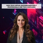 High-Tech Virtual Backgrounds for IT Professionals and Tech Companies | Online Meeting Background | Virtual Meeting Background