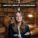 Lawyer Library Backgrounds | Virtual Law Library Background | Blurred Virtual Background for Legal Professionals