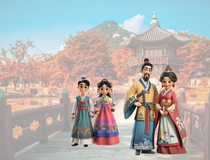 Thumbnail_2 Korean Couple Dressed in Traditional Cliparts | 65 High-Resolution PNG & JPG Images - Image 2