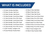 Black Friday & Cyber Monday Mega Bundle: Ready-to-Use Templates to Boost Your Sales! | Customizable Canva Templates - Image 3