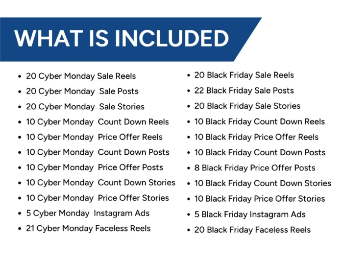 Black Friday & Cyber Monday Mega Bundle: Ready-to-Use Templates to Boost Your Sales! | Customizable Canva Templates - Image 3