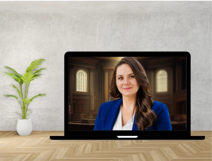 Realistic Lawyer Courtroom Zoom Background Bundle for Professional Legal Meetings | Virtual Attorney Background for Video Calls - Image 7