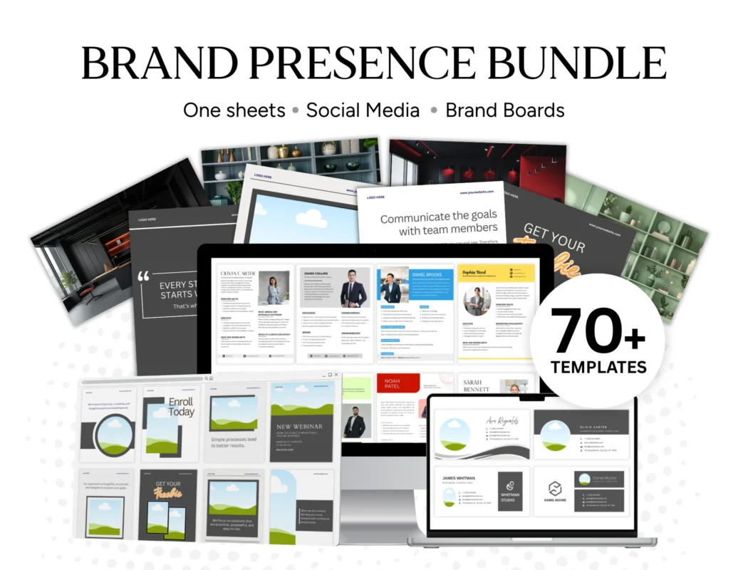 Ultimate Business Branding Kit | 70+ Canva Templates for Total Brand ...