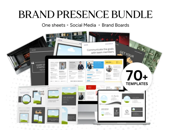 Ultimate Business Branding Kit | 70+ Canva Templates for Total Brand Presence | Cohesive Marketing Suite for Entrepreneurs - Image 1