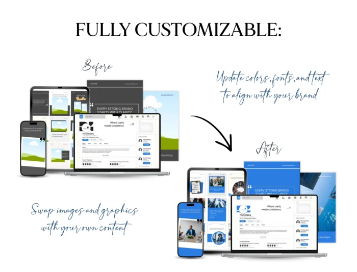 Ultimate Business Branding Kit | 70+ Canva Templates for Total Brand Presence | Cohesive Marketing Suite for Entrepreneurs - Image 5