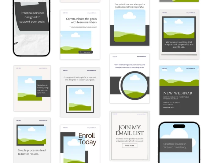 Ultimate Business Branding Kit | 70+ Canva Templates for Total Brand Presence | Cohesive Marketing Suite for Entrepreneurs - Image 3