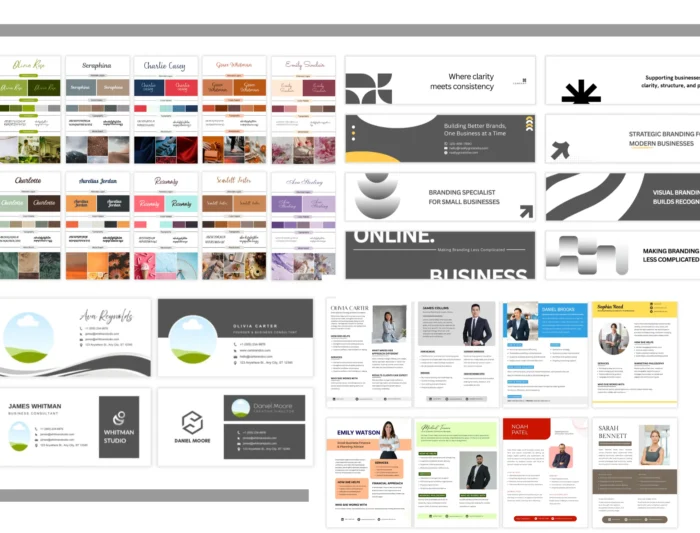 Professional Visibility Template Bundle | Canva Branding Kit for Coaches & Consultants | LinkedIn Kit, One Sheets, Service & Pricing Guide, Email Signatures | Business Marketing Digital Download - Image 3